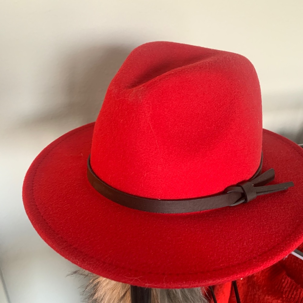 Red Felt Hat
